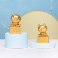 西泠印社 礼品对章情侣纪念印章对章结婚对章创意柴犬萌猫创意对章萌宠印章宠物对章可免费定制印面内容