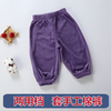 宝宝罩裤套棉裤春秋冬季男女婴儿童天鹅绒灯笼裤大PP裤宽松1-3岁（金黄色（两用档）、100cm ）