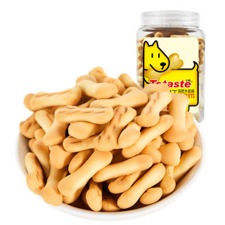 中国香港 totaste土斯 骨头形饼干高钙牛奶味 儿童手指磨牙健康办公室