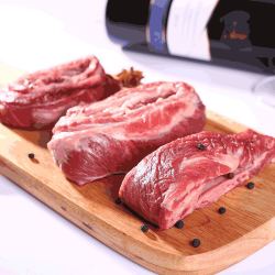 伊赛牛肉伊赛谷饲去骨牛肋条1000g袋生鲜肋条肉原切原味