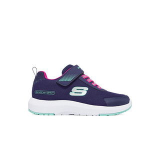 Skechers斯凯奇童鞋儿童鞋大童鞋子女童运动鞋跑步鞋 302425L NVPK海军蓝色/粉红色 30