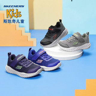 Skechers斯凯奇童鞋怪兽童鞋魔术贴舒适宝宝鞋小童婴儿学步鞋400083N/403752N 灰色/柠檬色/GYLM 25码/鞋内长15cm