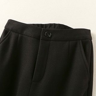 2021冬季新款宽松直筒休闲裤子显瘦保暖女裤