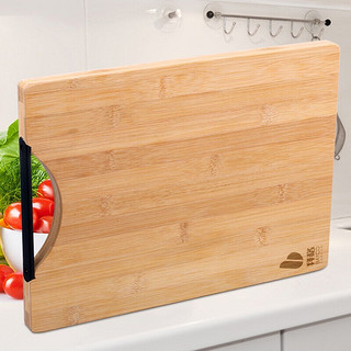 bayco 拜格 菜板砧板竹案板长方形家用厨房刀板案板水果板 砧板 34X24X1.8CM