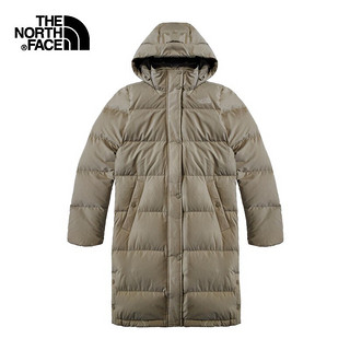 TheNorthFace北面羽绒服女户外保暖防泼水秋冬上新5AYQ 茶色 M