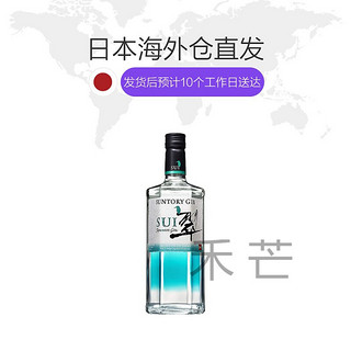 SUNTORY 三得利 日本直邮SUNTORY三得利翠Sui琴酒金酒原装进口700ml不带杯无盒 White 700ml