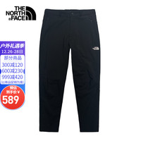 北面休闲裤男TheNorthFace户外保暖防风裤长裤|5AXY JK3/黑色 30