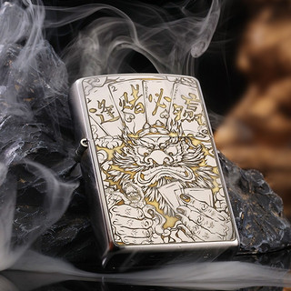 之宝（ZIPPO）zippo打火机深雕煤油雕刻防风火机原创国潮逢赌必赢 圣诞节礼物送男生 逢赌必赢（双面深雕）