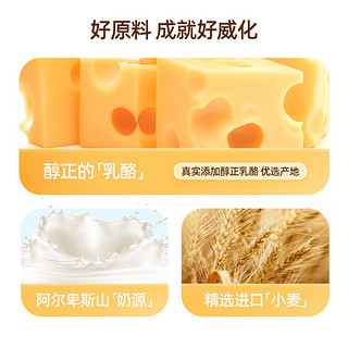 Loacker 莱家 意大利莱家Loacker粒粒夹心威化饼干芝士味220g