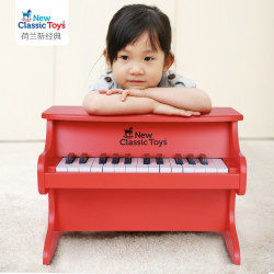 NEW CLASSIC TOYS 儿童钢琴玩具木质音乐机械键盘1-3岁