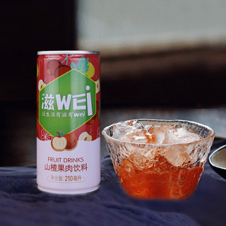 头牌山楂果肉饮料210ml*8罐清凉风味果汁饮料水代餐饮品