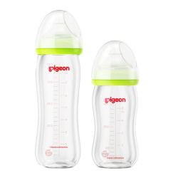 Pigeon 贝亲 宝宝玻璃奶瓶套装 160ml+240ml