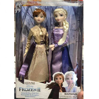 迪士尼（Disney）现货冰雪奇缘艾爱莎女王安娜公主换装娃娃人偶手办公仔礼盒装30cm 2021艾莎