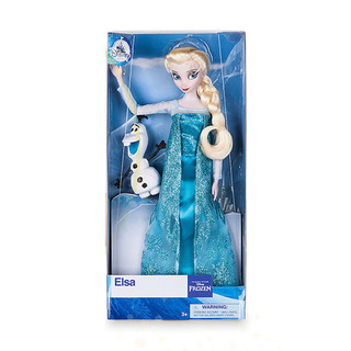 迪士尼（Disney）现货冰雪奇缘艾爱莎女王安娜公主换装娃娃人偶手办公仔礼盒装30cm 2021艾莎