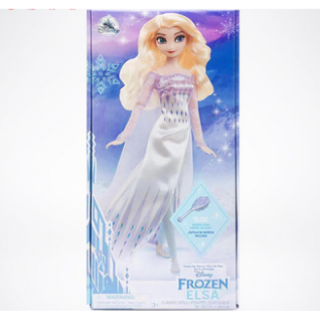 迪士尼（Disney）现货冰雪奇缘艾爱莎女王安娜公主换装娃娃人偶手办公仔礼盒装30cm 2021艾莎