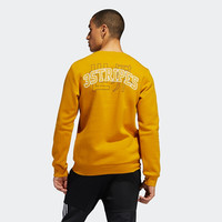 Adidas阿迪达斯官方旗店男装卫衣2021冬季新款运动服篮球训练休闲舒适保暖套头衫GP6116 GE5524加绒圆领 L
