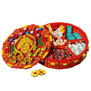 woma 沃马 中国风积木拼装玩具 新年糖果盒
