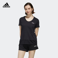 adidas阿迪达斯官网女装夏季运动短袖T恤FL9262
