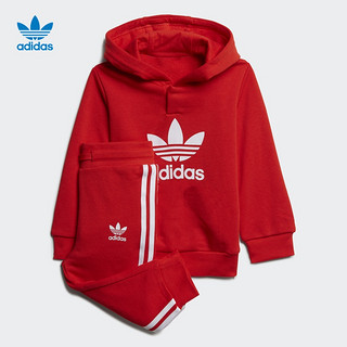 adidas阿迪达斯官网三叶草婴童装冬季新款运动套装H25218 H25219