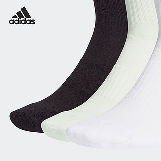 Adidas/阿迪达斯正品2021新款男女舒适运动袜三双装中筒袜GK0026