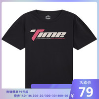 361°361运动t恤男2021秋冬新款常规休闲上衣圆领透气短袖