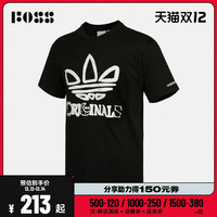 adidas阿迪达斯三叶草2021男子ORIGINALS TREFO夏季短袖T恤H32312
