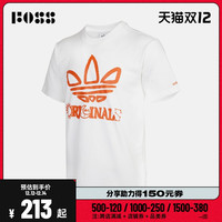 adidas阿迪达斯三叶草2021男子ORIGINALS TREFO夏季短袖T恤H32311