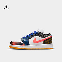 Jordan官方耐克乔丹AIR JORDAN 1 LOW MMD BG大童运动童鞋DH7547