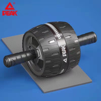 匹克（PEAK）YX10302 自动回弹健腹轮男士家用健身器材收腹肌健身轮懒人卷腹轮瘦肚