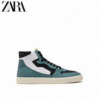 ZARA [折扣季]男鞋 绿色潮流复古运动短靴 12104821500