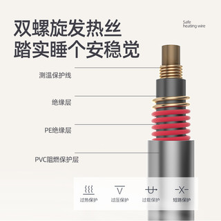彩阳电热毯双人双控调温家用安全无辐射单人床学生宿舍电褥子正品（长1.5米-宽0.75 （单人单面绒3））