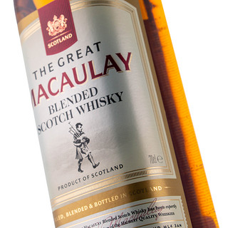 麦高瑞苏格兰威士忌 英国洋酒烈酒正品 Macaulay Scotch Whisky