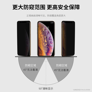 iphonex防窥钢化膜xr苹果x防偷窥11防窥膜12pro全屏13手机iPhonexr抗摔xs屏幕max贴膜xsxmax十一8plus7挡xmax（苹果6plus/6splus 新9D全屏）