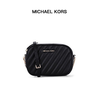 MICHAEL KORS MK 女包 迈克·科尔斯（MICHAEL KORS）ROSE系列 送女友 黑色 小号 单肩斜跨包 35S1GXOC1U BLACK