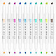 ZEBRA 斑马牌 日本ZEBRA斑马牌荧光笔 WKT7  双头荧光笔 淡色小清新柔和色系学生手账笔 标记笔记号笔 赤紫色MFU