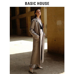 BASIC HOUSE 百家好 女士羊毛长款大衣 HTCA722K