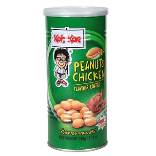 Koh-Kae 大哥 泰国进口 大哥牌（Koh-Kae）鸡味花生豆230g（新老包装随机发）罐装