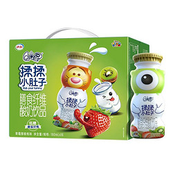yili 伊利 QQ星 风味乳酸菌饮料 草莓猕猴桃味 180ml*16盒/箱