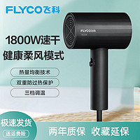 FLYCO 飞科 吹风机家用强力大功率电吹风筒宿舍专用学生静音速干FH6297