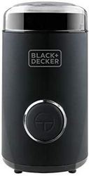BLACK+DECKER 百得 Black + Decker BXCG150E 电动研磨机 适用于咖啡、坚果、香料、种子。快速,150W,50克,不锈钢容器和刀片