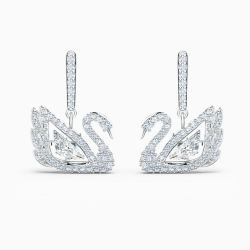 swarovski施华洛世奇125周年纪念款5514420水晶天鹅耳环