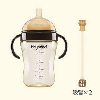 世喜 PPSU吸管奶瓶TB34+学饮嘴+吸管 300ml