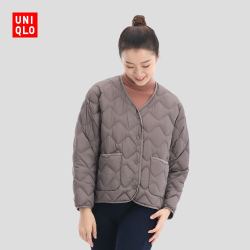 uniqlo优衣库女装高级轻型羽绒休闲茄克轻暖便携防水外套438258
