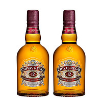 CHIVAS 芝华士 12年 调和 苏格兰威士忌 40%vol 500ml*2瓶