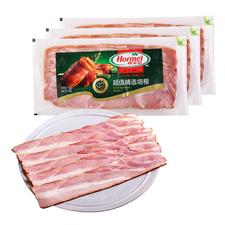 超值精选培根150g/袋*3 冷藏猪肉 烟熏风味 早餐三明治烧烤食材