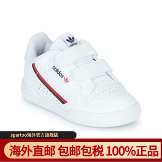 Adidas/阿迪达斯 时尚休闲舒适板鞋白色春秋童鞋EH3230 白色 21