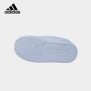 adidas阿迪达斯2021冬季三叶草男女婴童魔术贴网球鞋儿童运动鞋休闲鞋FY7989白25码/145mm/7-k