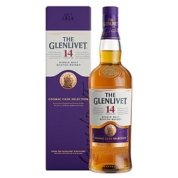 THE GLENLIVET 格兰威特 14年 陈酿 单一麦芽 苏格兰威士忌 700ml