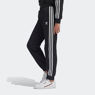 阿迪达斯官网 adidas 三叶草 PANTS 女儿童装运动裤子GD2885 黑色/白 128CM