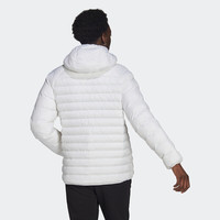 Adidas阿迪达斯三叶草棉衣男装冬季新款连帽防风运动服保暖舒适休闲棉服户外健身外套HD4756 HD4756白色 S